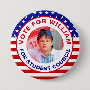 Vote for Class President: Student Council 7.5 Cm Round Badge