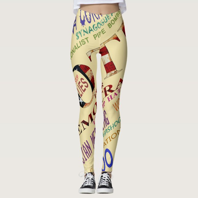 Vote for Democracy Leggings (Front)