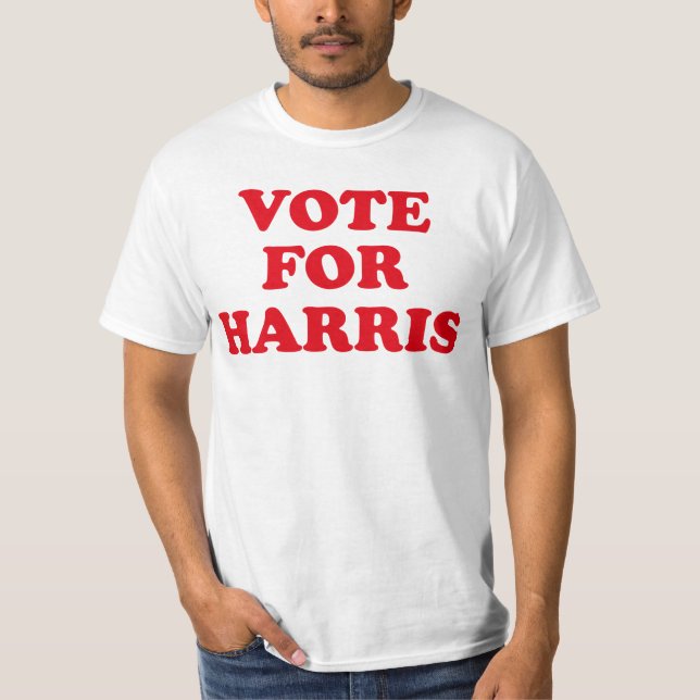 Vote for Harris Retro Campaign T-Shirt (Front)