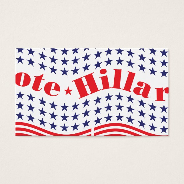 vote for hillary (Front)