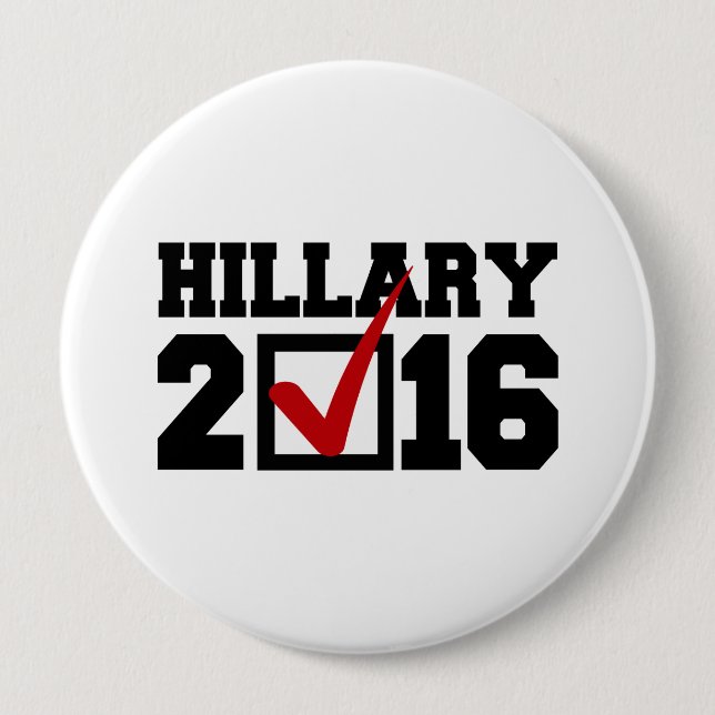 VOTE FOR HILLARY 2016.png 10 Cm Round Badge (Front)