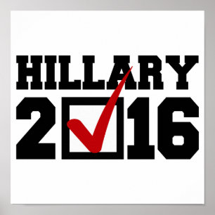 VOTE FOR HILLARY 2016.png Poster