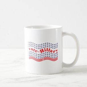 vote for hillary coffee mug