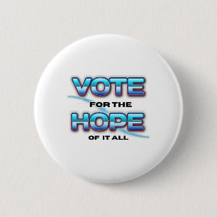 Vote For Hope Kamala Harris Vote Harris Waltz 2024 6 Cm Round Badge