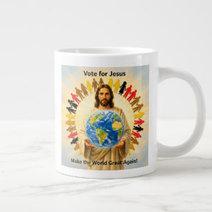 Vote for Jesus Make the World Great Again Mug