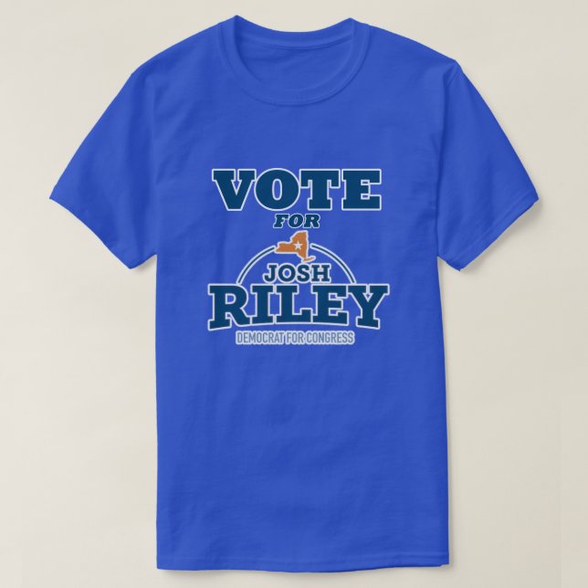 Vote For Josh Riley – Democrat For Congress T-Shirt (Design Front)