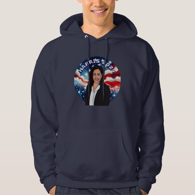 Vote for Kamala Harris 2024 Hoodie (Front)