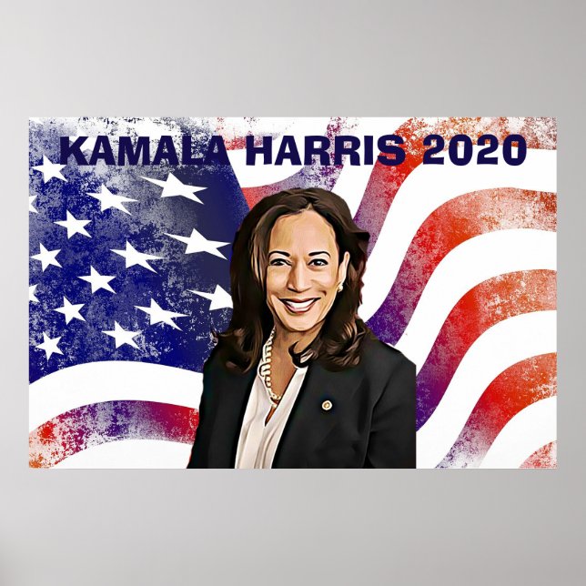Vote for Kamala Harris for President 2020 Election Poster (Front)