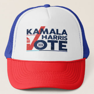 Vote for Kamala Harris T-Shirt Trucker Hat
