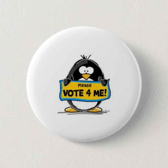 Vote for Me! 6 Cm Round Badge (Front)