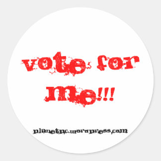 vote for me!!! Sticker