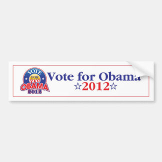 Vote for Obama 2012 Bumper Sticker