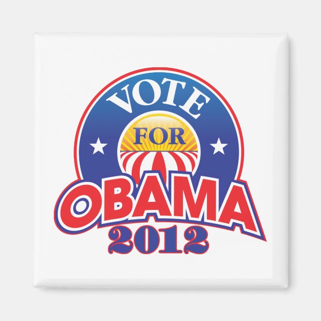 Vote for Obama 2012 Magnet (Front)