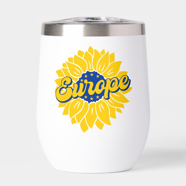 Vote For Our Future Europe Election Sunflower (Front)