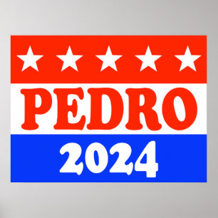 Vote for Pedro America's Classic Funny Political  Poster