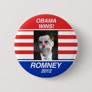 Vote for Romney 6 Cm Round Badge