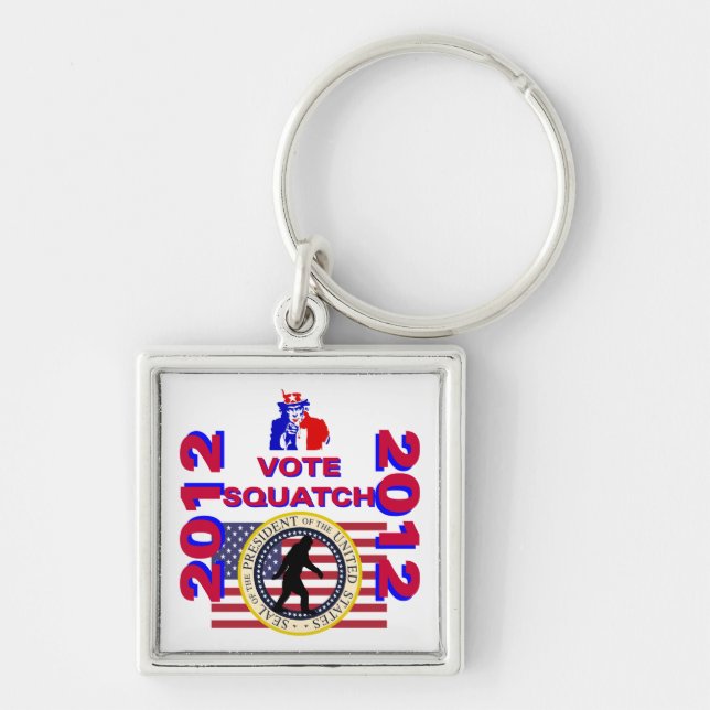 Vote for Squatch 2010 Key Ring (Front)