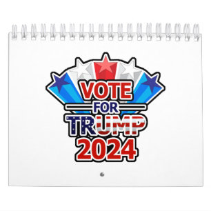 Vote for Trump 2024 Stars Calendar