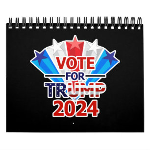 Vote for Trump 2024 Stars Calendar