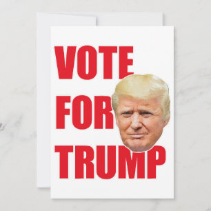 Vote for trump invitation
