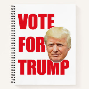 Vote for trump  notebook