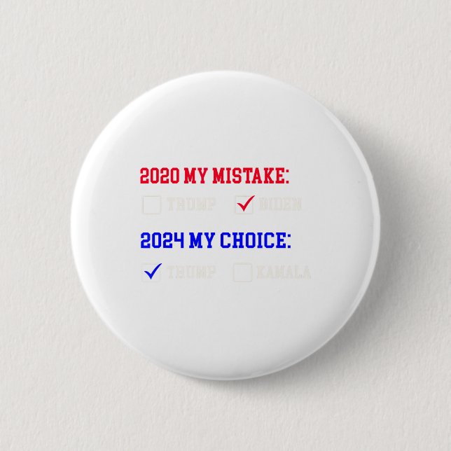 Vote For Trump - Peace For Future!  6 Cm Round Badge (Front)