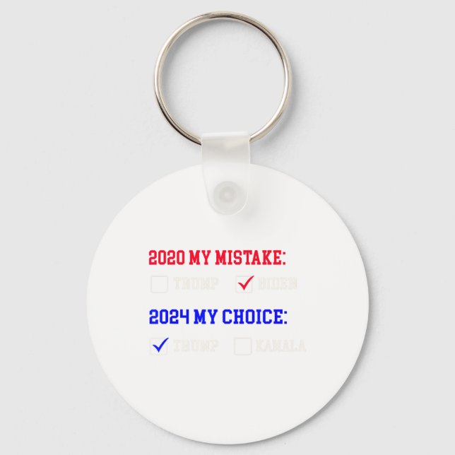 Vote For Trump - Peace For Future!  Key Ring (Front)