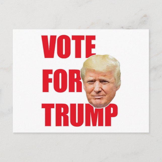 Vote for trump  postcard (Front)