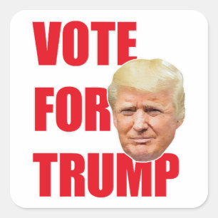 Vote for trump  square sticker