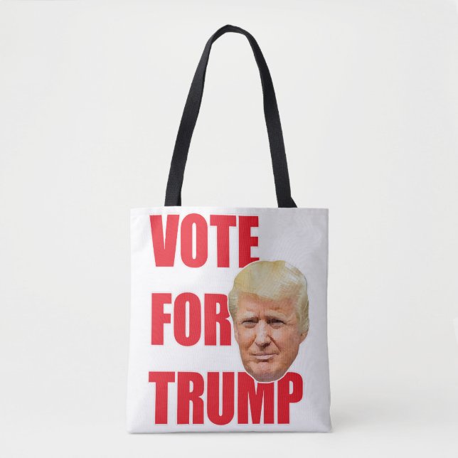 Vote for trump  tote bag (Front)