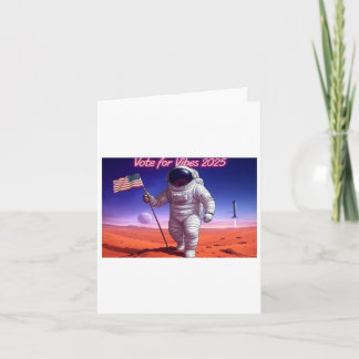Vote For Vibes 4 Sticker  Card