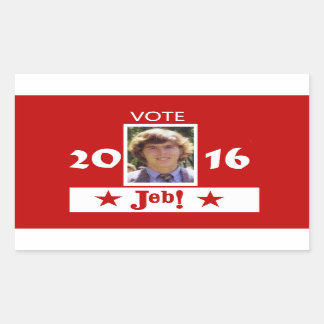 Vote for Young Jeb in 2016 Rectangular Sticker
