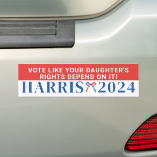 Vote for Your Daughter's Rights Harris 2024  Bumper Sticker