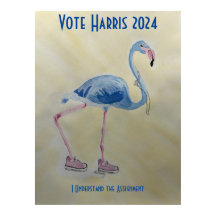 Vote Harris 2024 poster. 