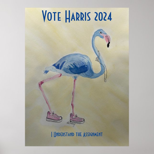 Vote Harris 2024 poster.  Poster (Front)