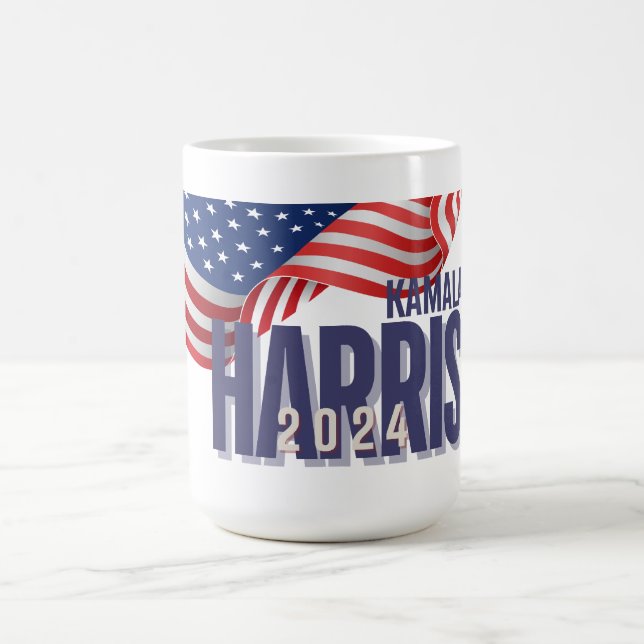 Vote Harris Election 2024  Coffee Mug (Center)
