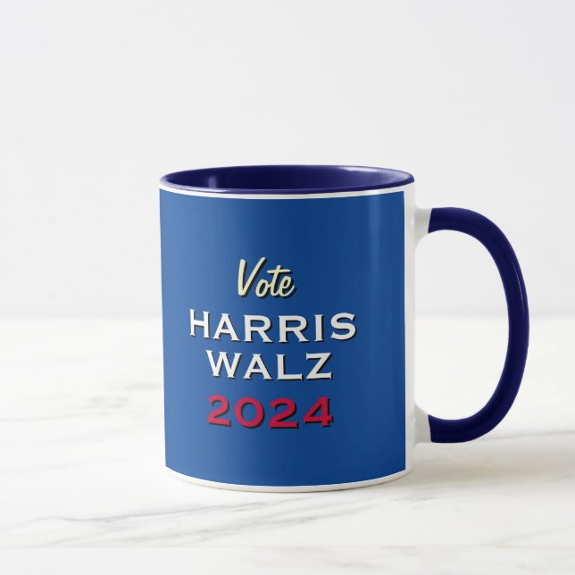 Vote HARRIS WALZ 2024 Campaign Mug (Right)