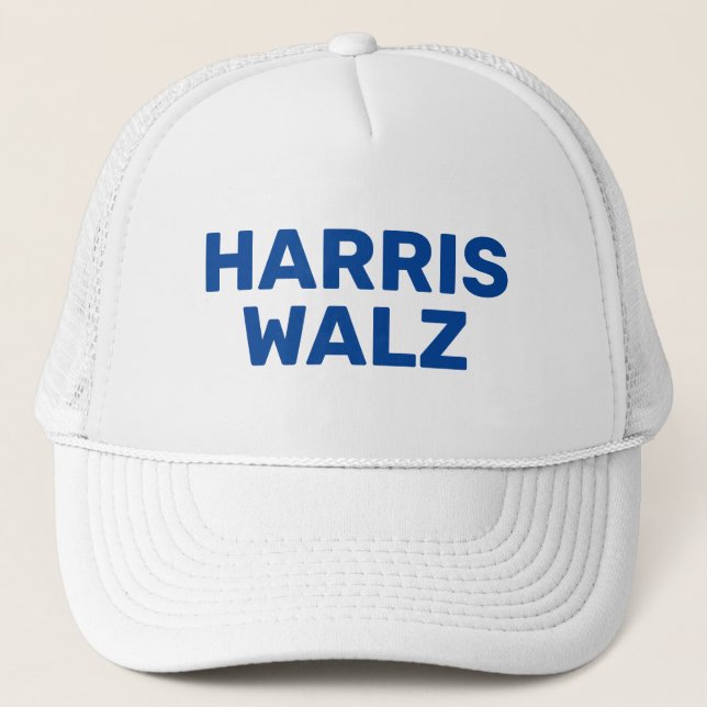 Vote Harris Walz 2024 Trucker Hat (Front)