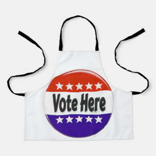 Vote Here Apron