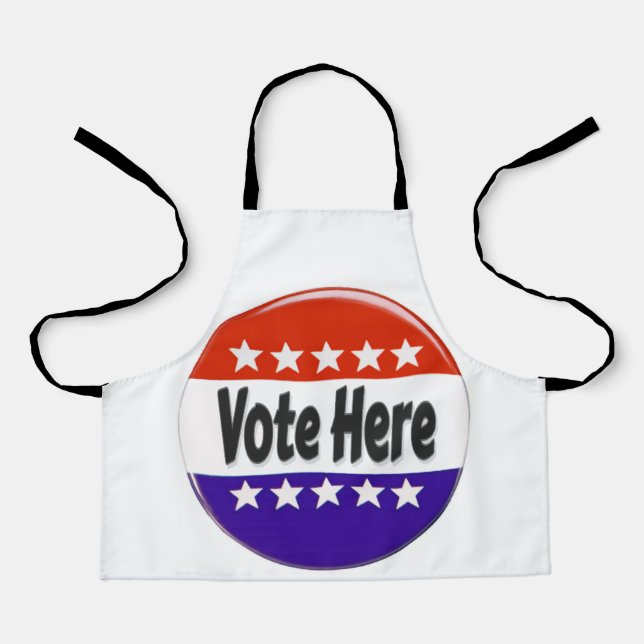 Vote Here Apron (Front)