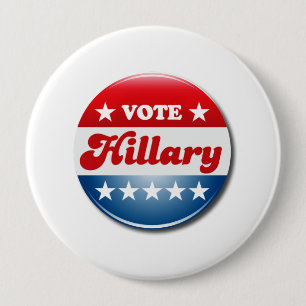 VOTE HILLARY CLINTON.png 10 Cm Round Badge