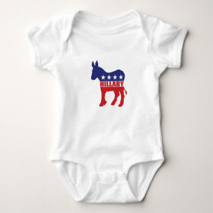 Vote Hillary Democrat Baby Bodysuit