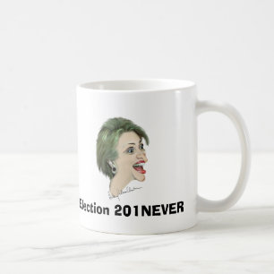 Vote Hillary in 201Never Coffee Mug