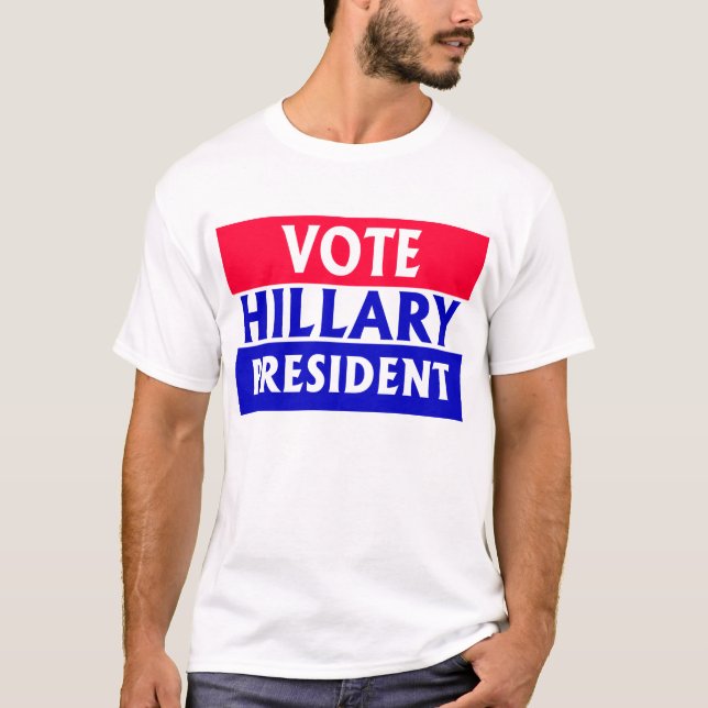 Vote Hillary T-Shirt (Front)