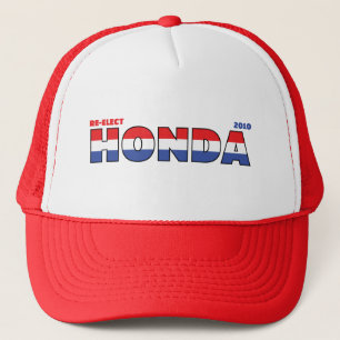 Vote Honda 2010 Elections Red White and Blue Trucker Hat