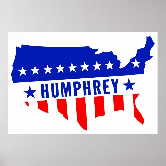 Vote Hubert Humphrey Poster (Front)