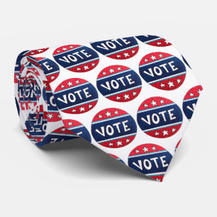 VOTE I Voted Poll Worker Election Day USA Voting Tie