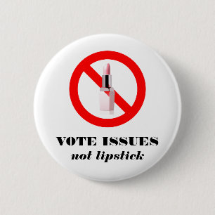 VOTE ISSUES 6 CM ROUND BADGE
