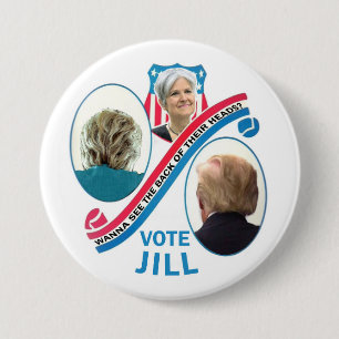 Vote Jill Stein 2016 7.5 Cm Round Badge