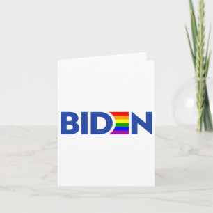 Vote Joe Biden President Lgbt Lgbtq Gay Lesbian Pr Card